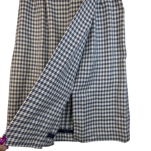 Susan Bristol Vintage Plaid Skirt Size 8 A-Line Classic Preppy Mod Careerchic - Picture 2 of 8